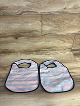 Simple Joys Waterproof Bibs w/ Crumb Catcher, Blue 2pk