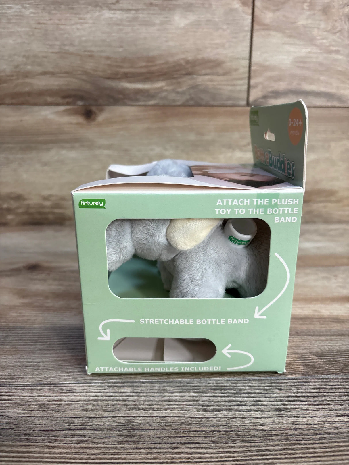 NEW Bottle Buddies Elephant Plush Starter Kit
