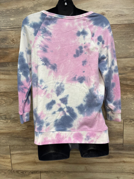 Time and Tru Maternity Tie-Dye Nursing Sweatshirt Pink sz Medium - Me n Mommy To Be