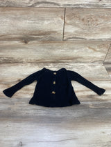 Ribbed Top Black sz 9-12m