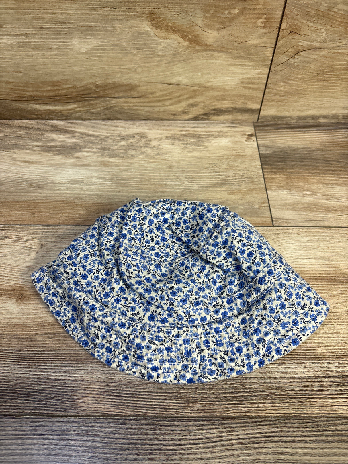 H&M Floral Bucket Hat Blue sz 2-6T