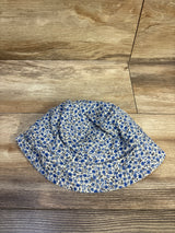 H&M Floral Bucket Hat Blue sz 2-6T