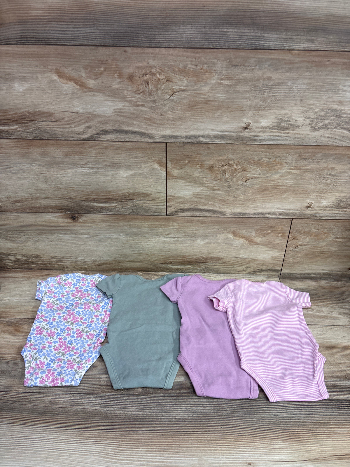 Carter's 4pk Bodysuit Set Pink sz 3m