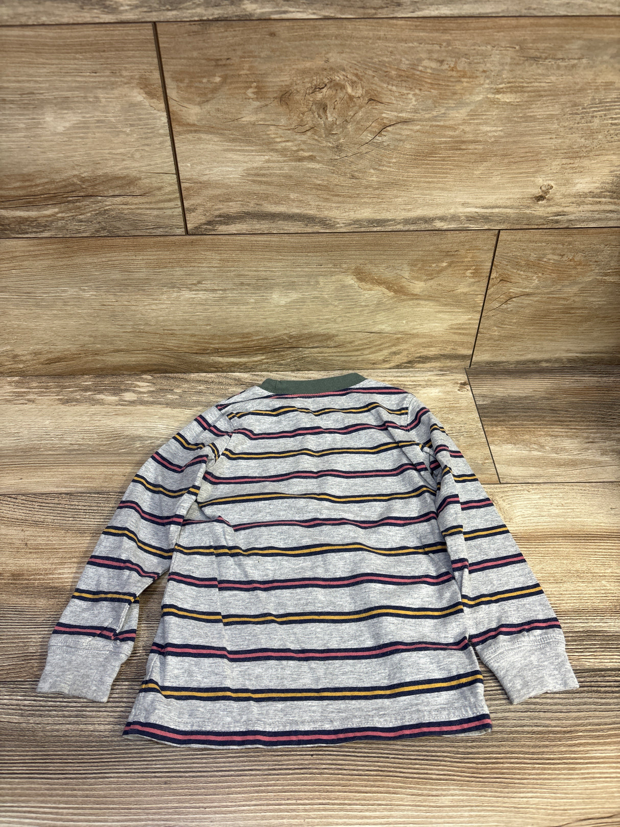Carter's Long Sleeve Pocket Shirt Grey sz 3T