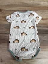Kyte Baby Bamboo Hedgehog Bodysuit White sz 0-3m