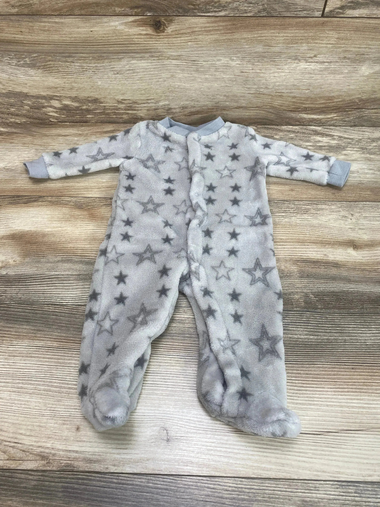 Sweet & Soft Star Print Blanket Sleeper Grey sz 0-3m