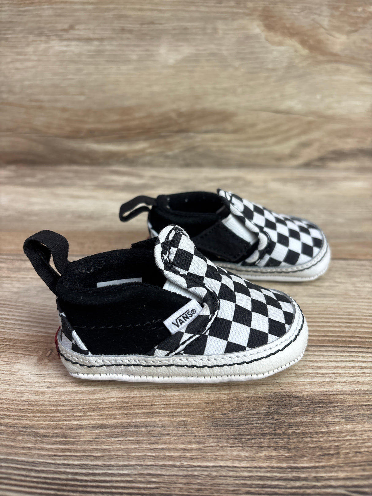 Vans Slip On V Crib Shoes Checkerboard sz 1c