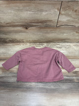 Zara London Sweatshirt Rose Gold sz 6-9m