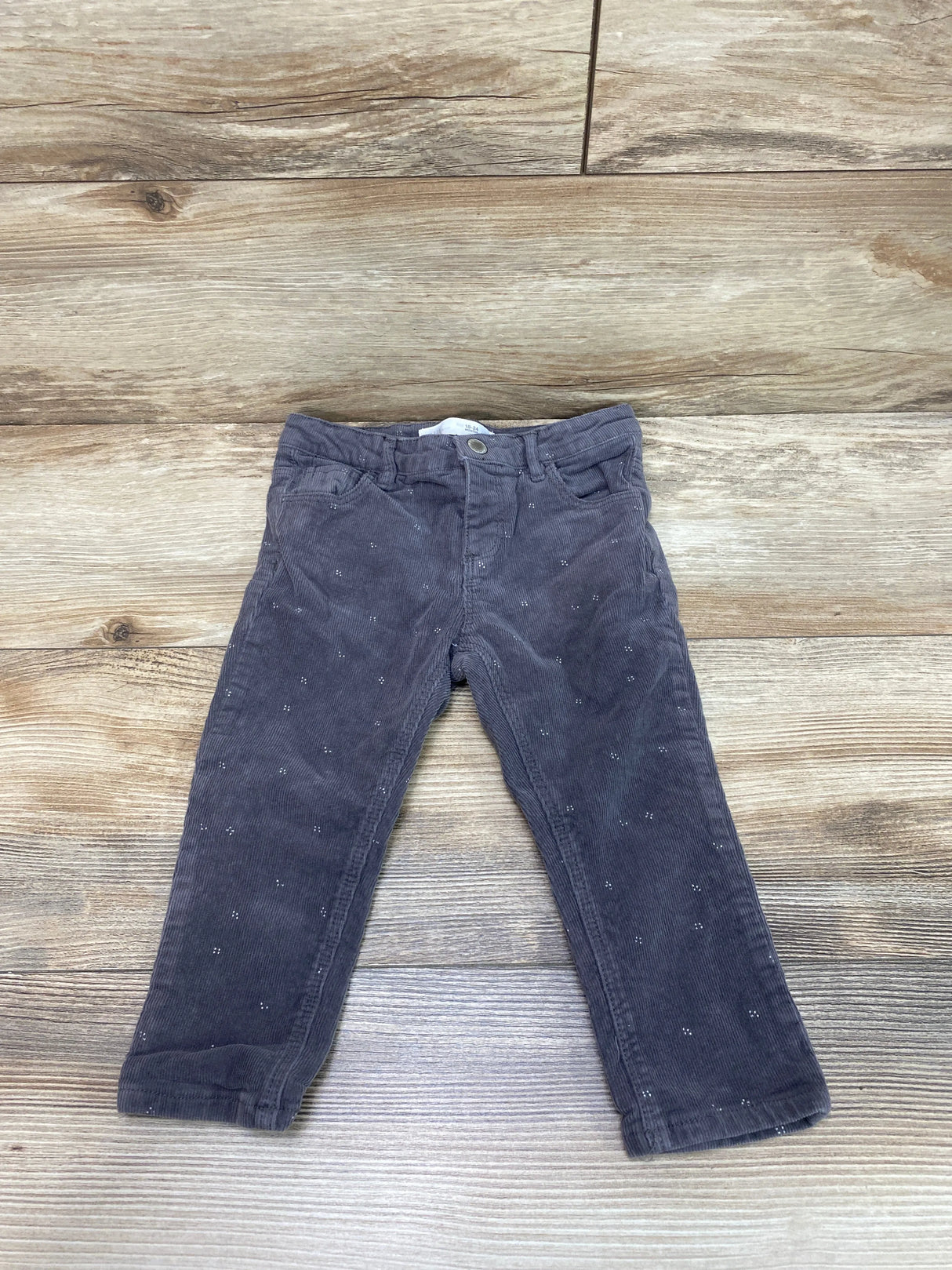 Zara Corduroy Pants Grey sz 18-24m