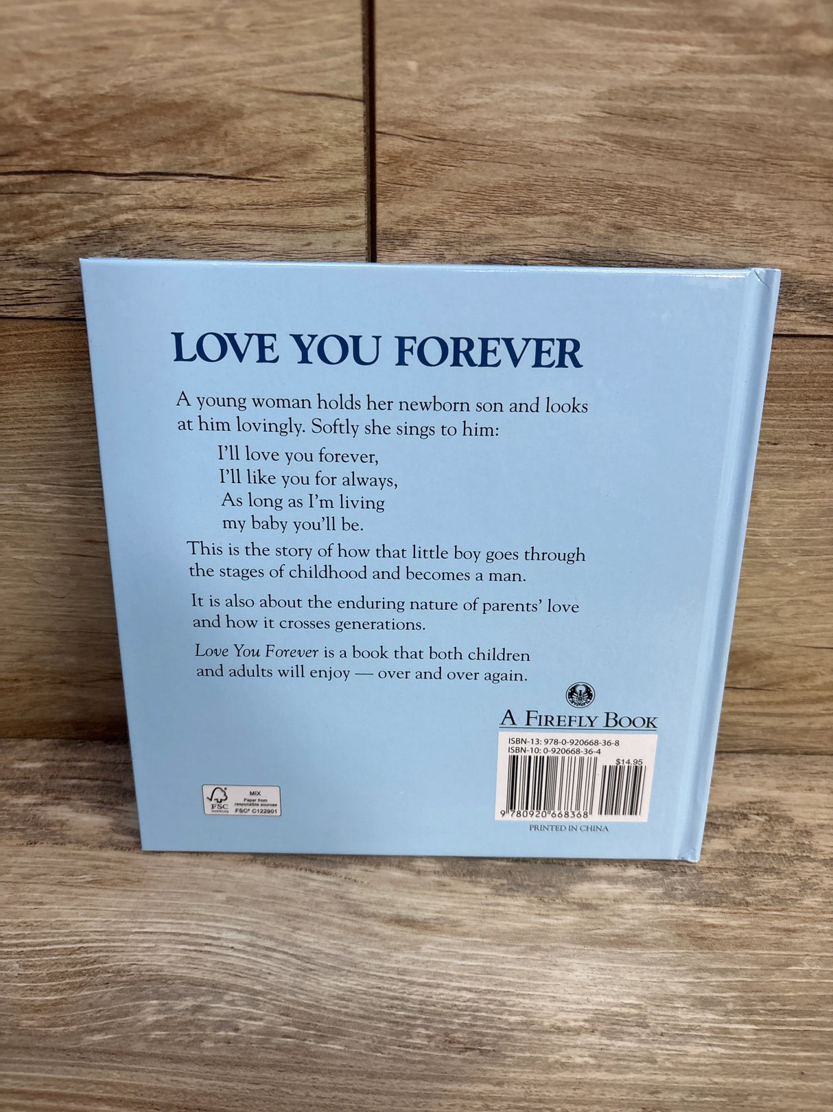 Love You Forever Hardcover Book