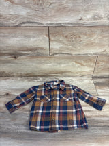 H&M Button-Up Flannel Navy sz 9m