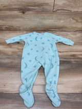 Carter's Cow Blanket Sleeper Blue sz 6m