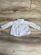 Gymboree Scenic Button-Up Shirt White sz 12-18m - Me n Mommy To Be