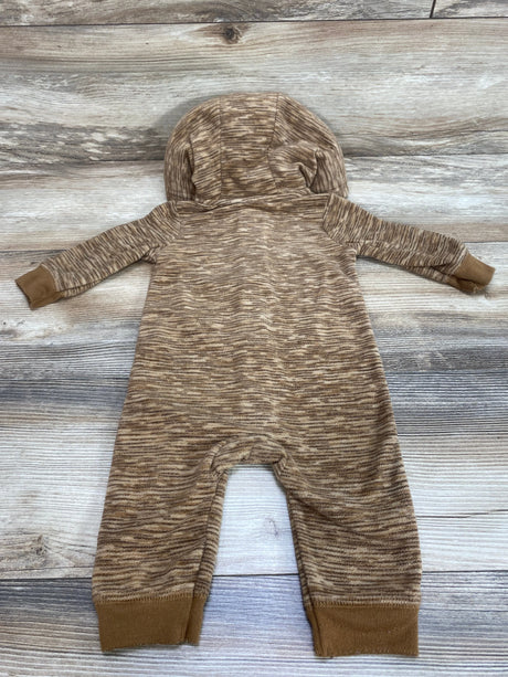 Just One You Hooded Reindeer Coverall Brown sz 6m - Me n Mommy To Be