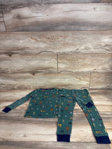 Carter's 2pc Camping Pajama Set Green sz 5T
