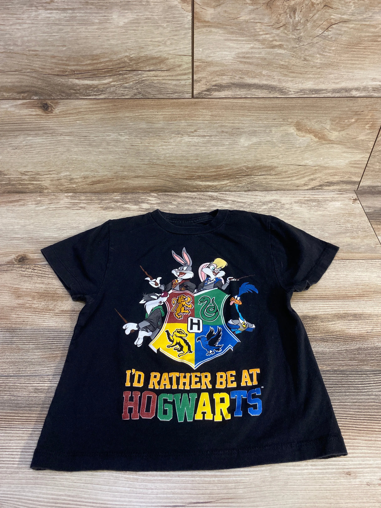 Warner Bros Looney Tunes x Harry Potter Shirt Black sz 4-5T