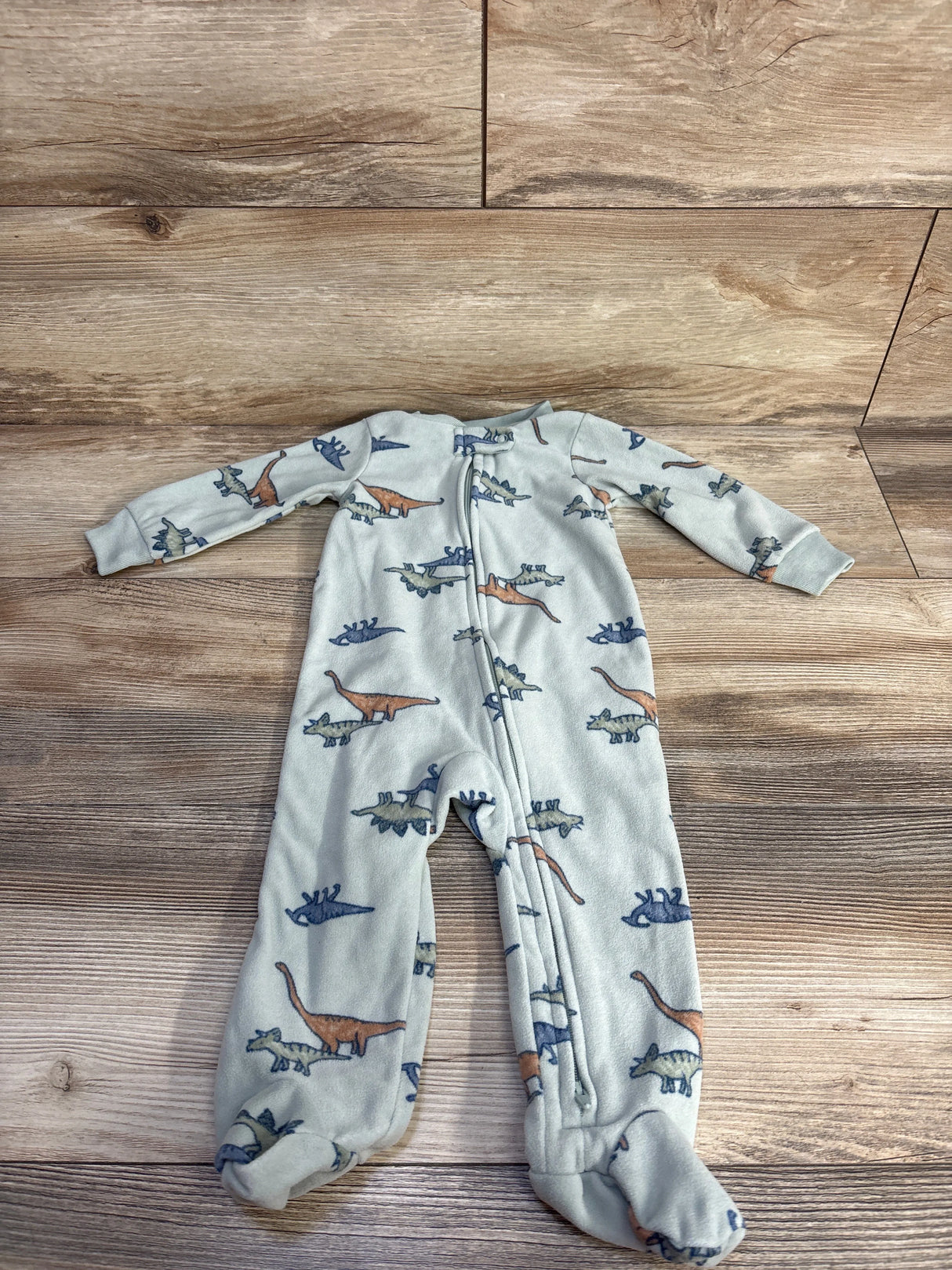 Child Of Mine Blanket Sleeper Green sz 6-9m