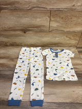 NEW Chick Pea 2pc Organic Pajama Set Ivory sz 3T