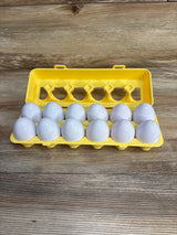 Shape Sorting & Matching Egg Playset Yellow