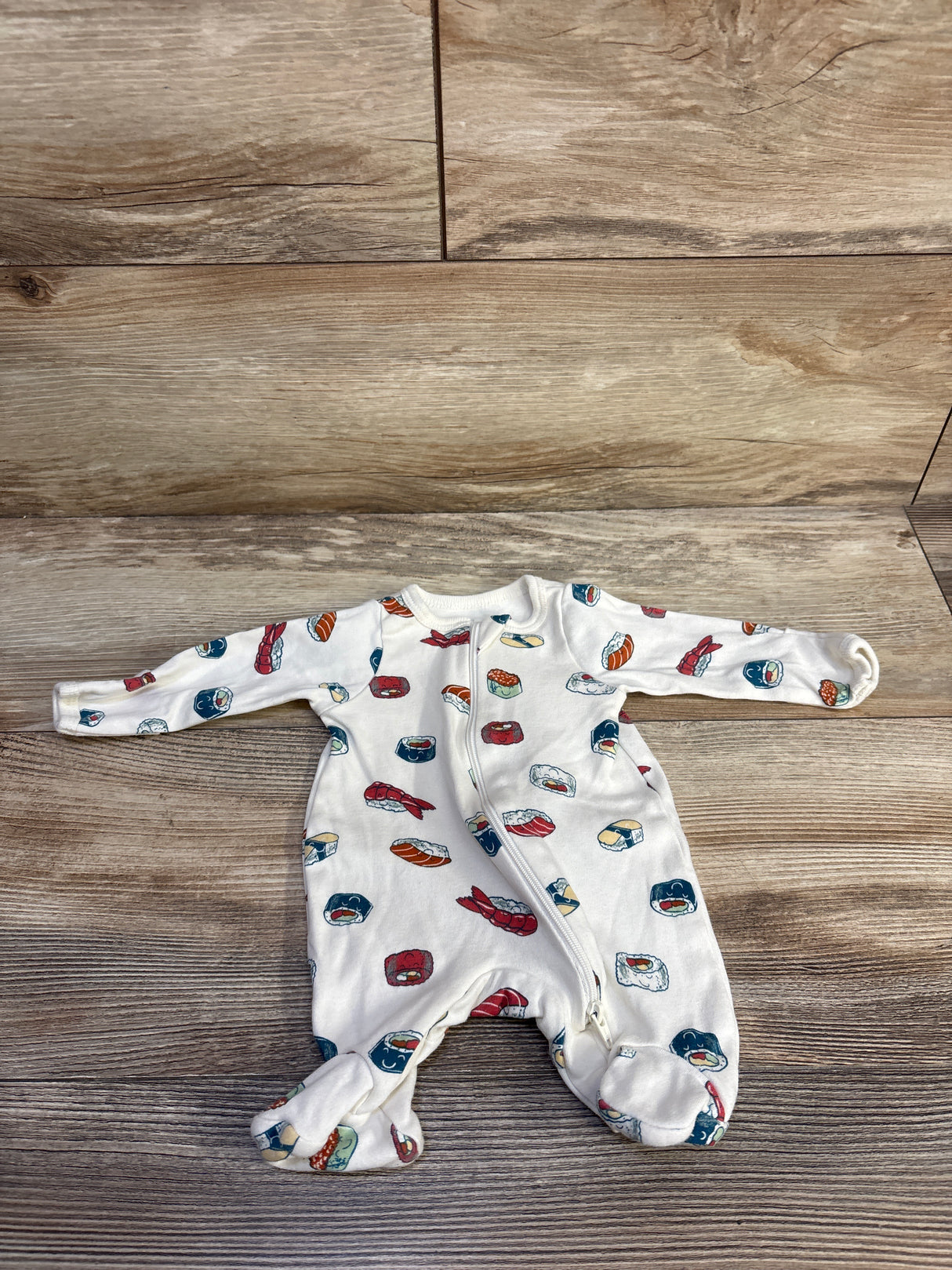Wonder Nation Sushi Sleeper Ivory sz Preemie