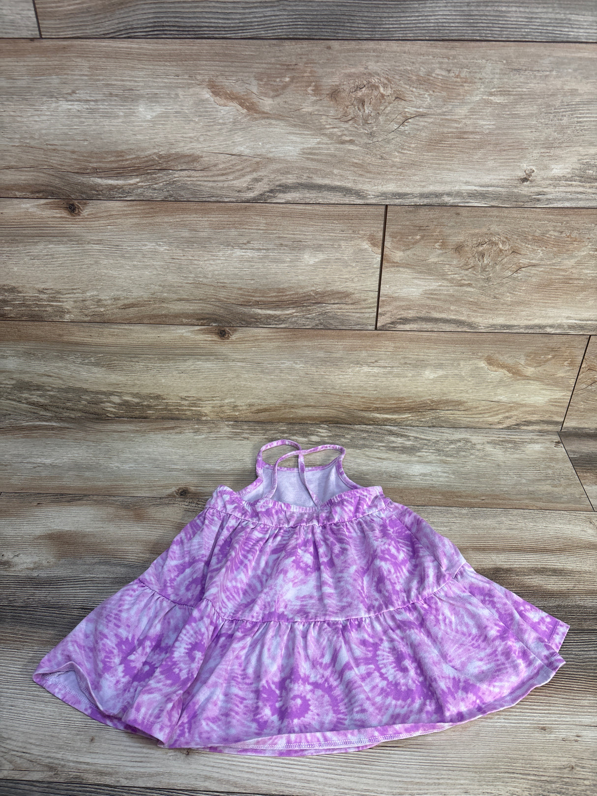 Cat & Jack Tie-Dye Tank Dress Purple sz 3T