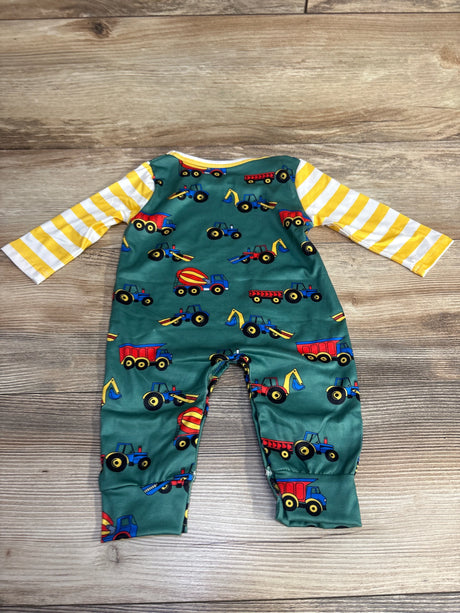 Striped Coverall Yellow sz 0-3m - Me n Mommy To Be