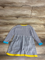 J&R Kids Ribbed Sweater Knit Dress White sz 4-5T
