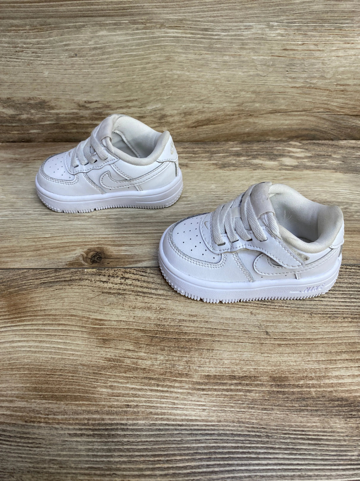 Nike Toddler Force 1 Low EasyOn White sz 4c