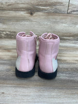 Children's Place Glitter Rainbow Boots Pink sz 8c