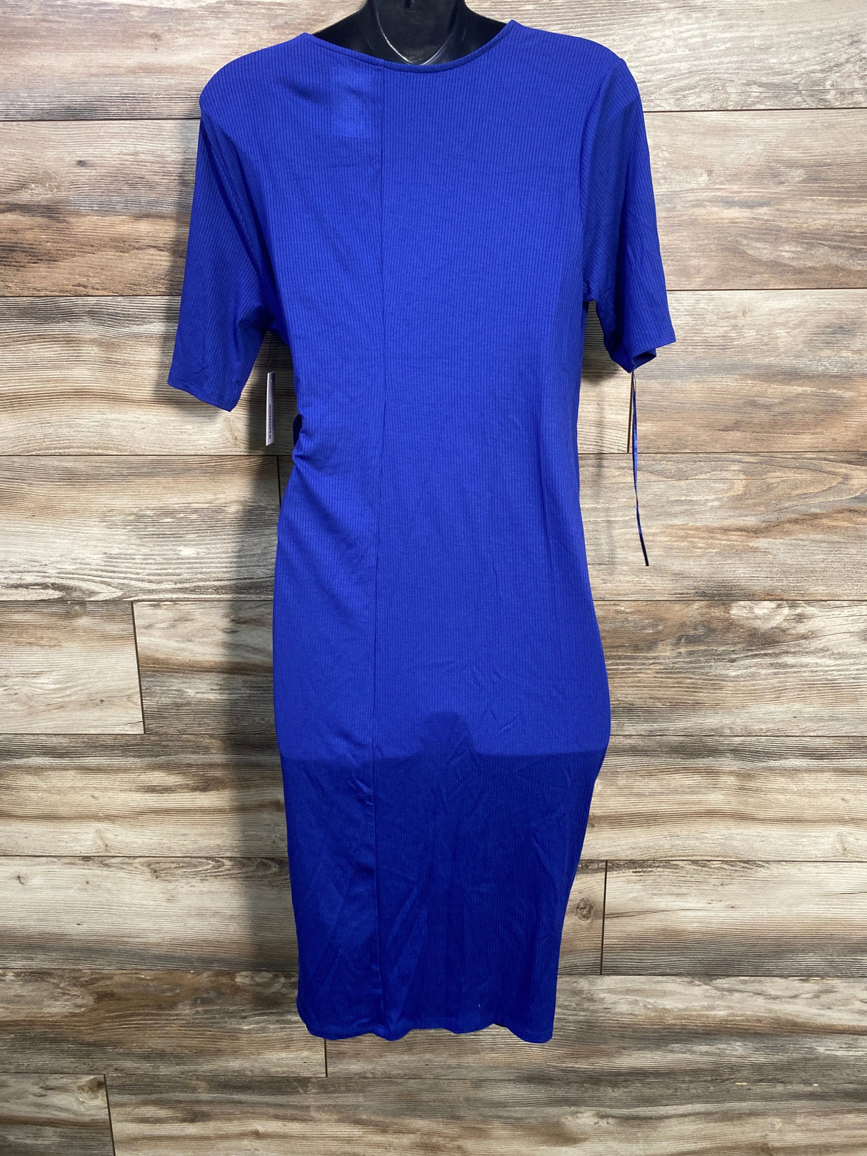 NEW Sonoma Maternity Wrap Ribbed Dress Blue sz XL