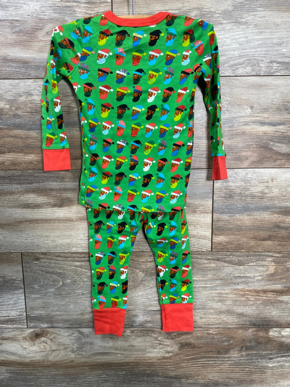 Wondershop 2pc Santa Pajama Set Green sz 3T