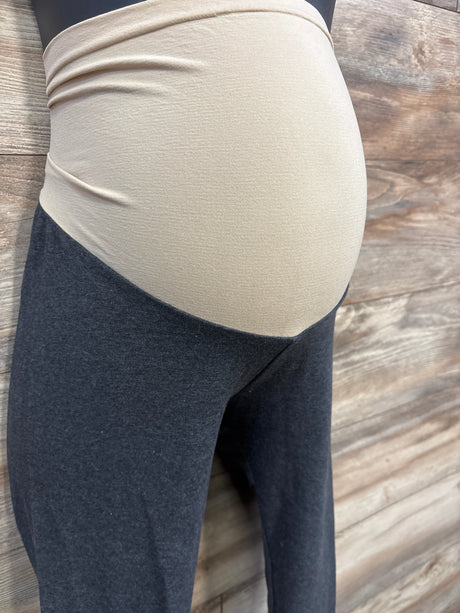 NEW Motherhood Maternity Full Panel Leggings Grey sz Medium - Me n Mommy To Be