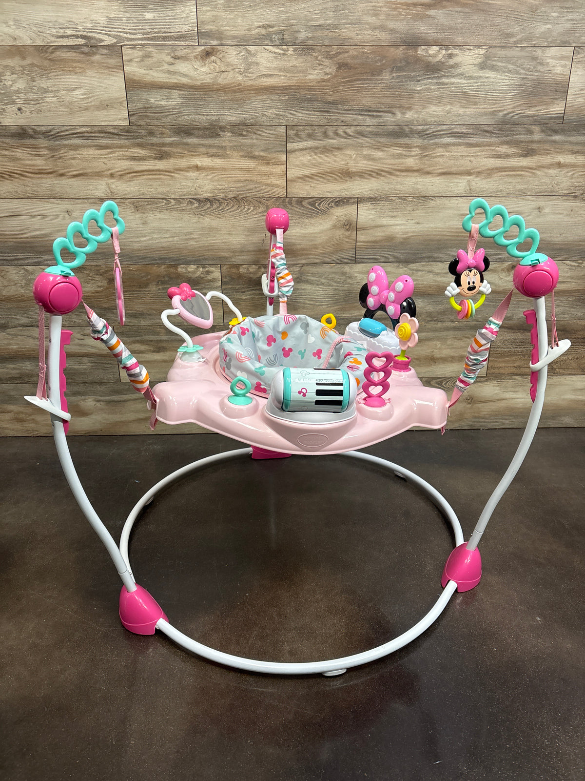 Bright Starts Disney Baby Minnie Mouse Forever Besties Activity Jumper