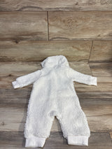 Harry Potter Hedwig Sherpa Hooded Coverall White sz 6m