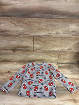 Marvel Spider-Man Long Sleeve Shirt Grey sz 5T