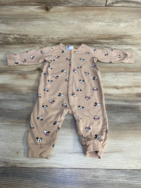 H&M Disney Minnie Mouse Footless Sleeper Brown sz 6m - Me n Mommy To Be