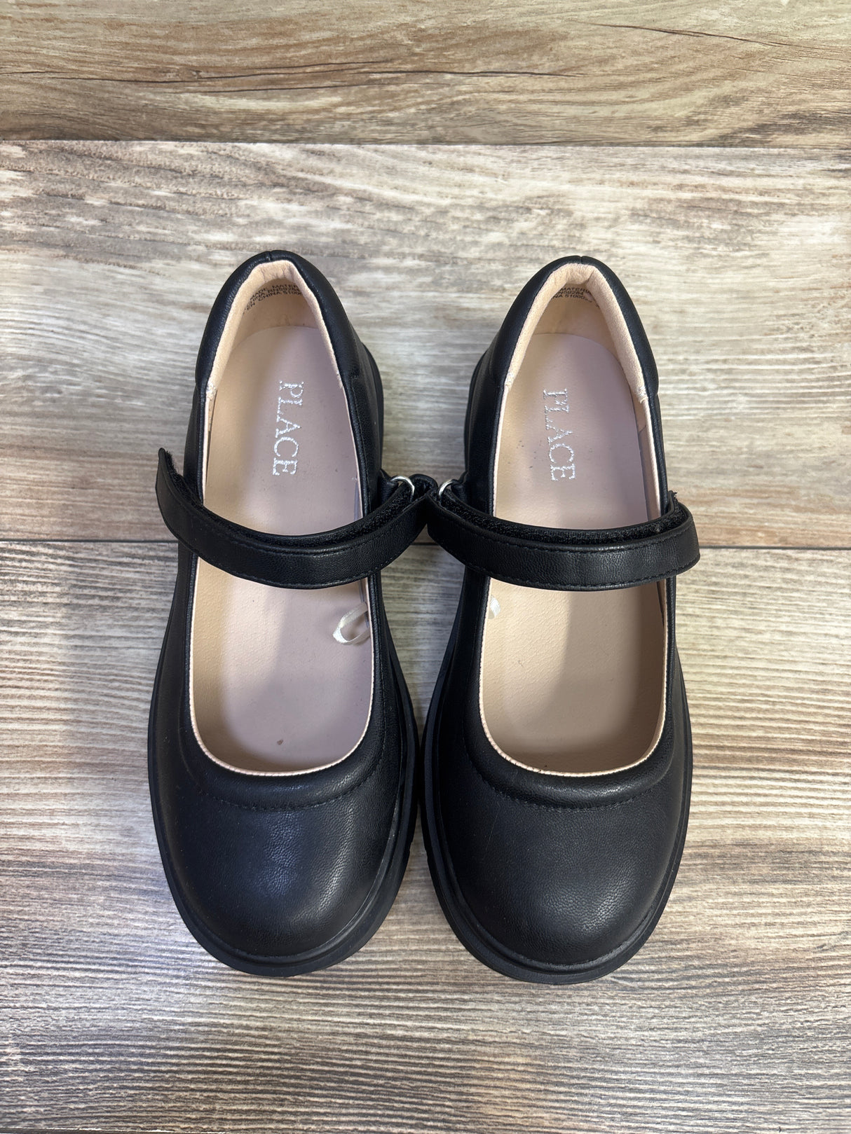 Children's Place Mary Jane Platform Shoes Black sz 1Y
