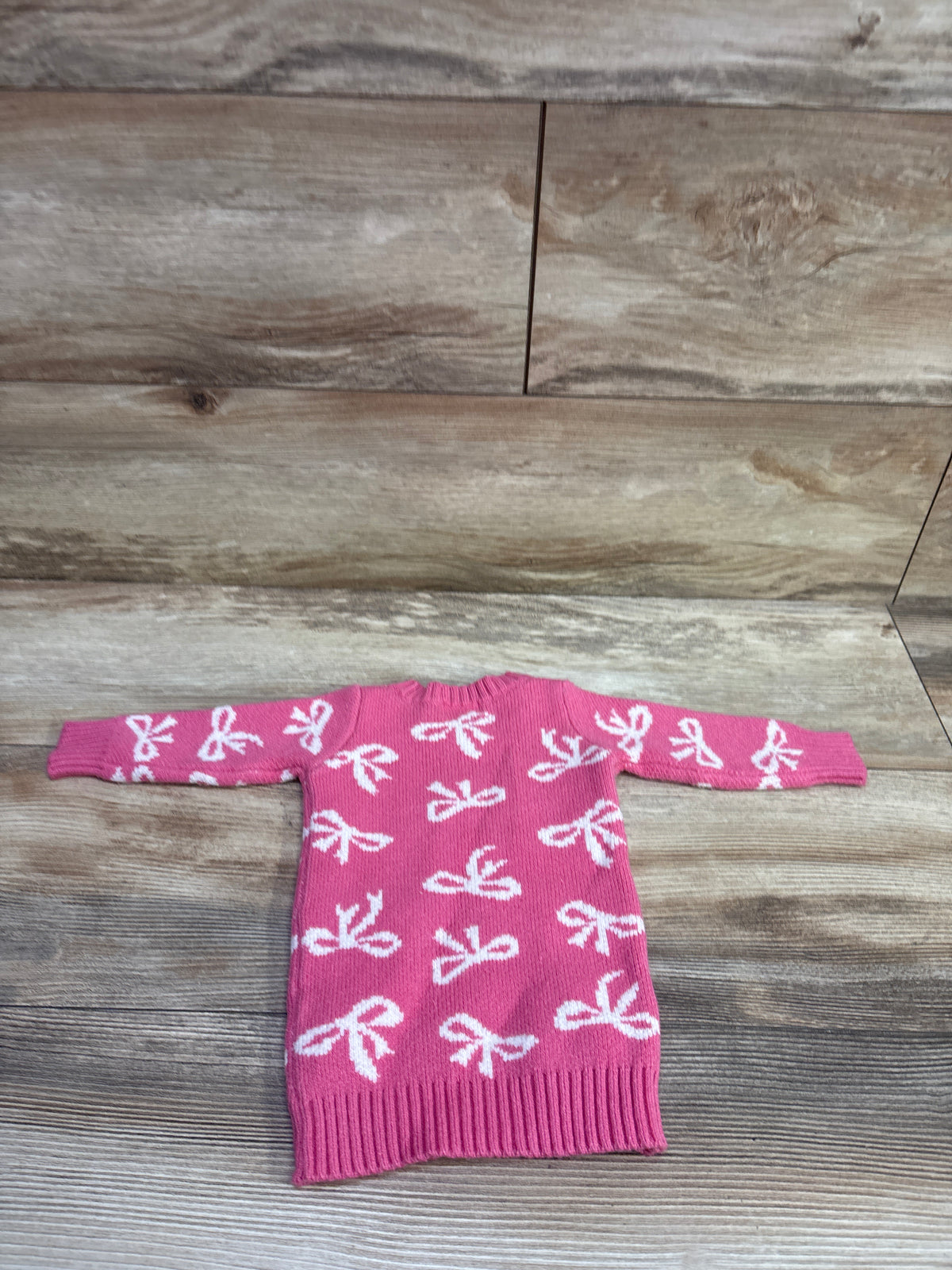 Btween Knit Sweater Shirt Dress Pink sz 12m