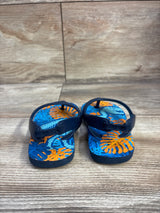 Wonder Nation Flip Flops Blue sz 5/6c