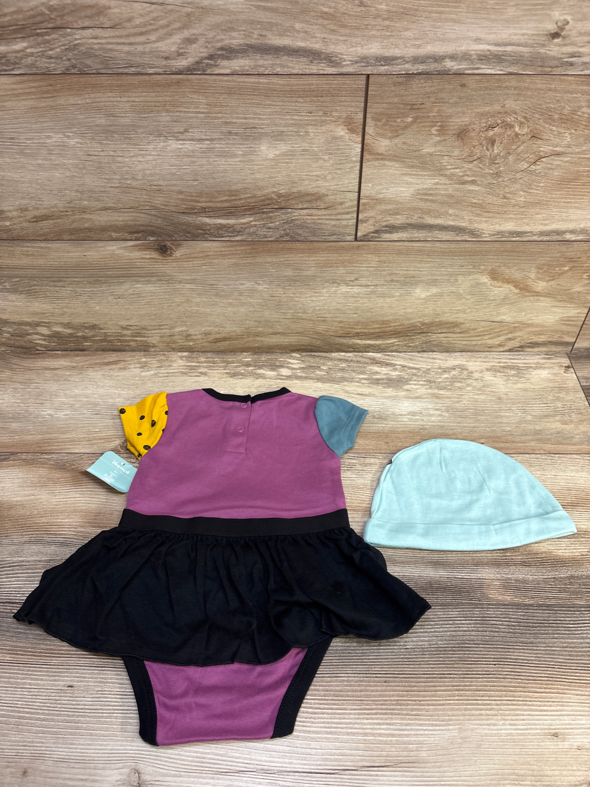 NEW Disney Baby 2pc Nightmare Before Christmas Skirted Bodysuit & Hat Purple sz 18m