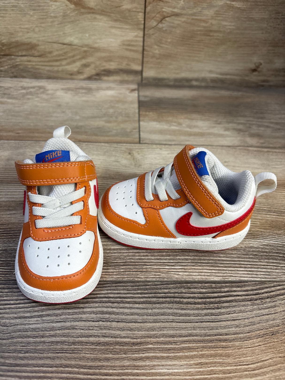 Nike Court Borough Low 2 TD 'Sail Hot Curry' Sneakers sz 4c