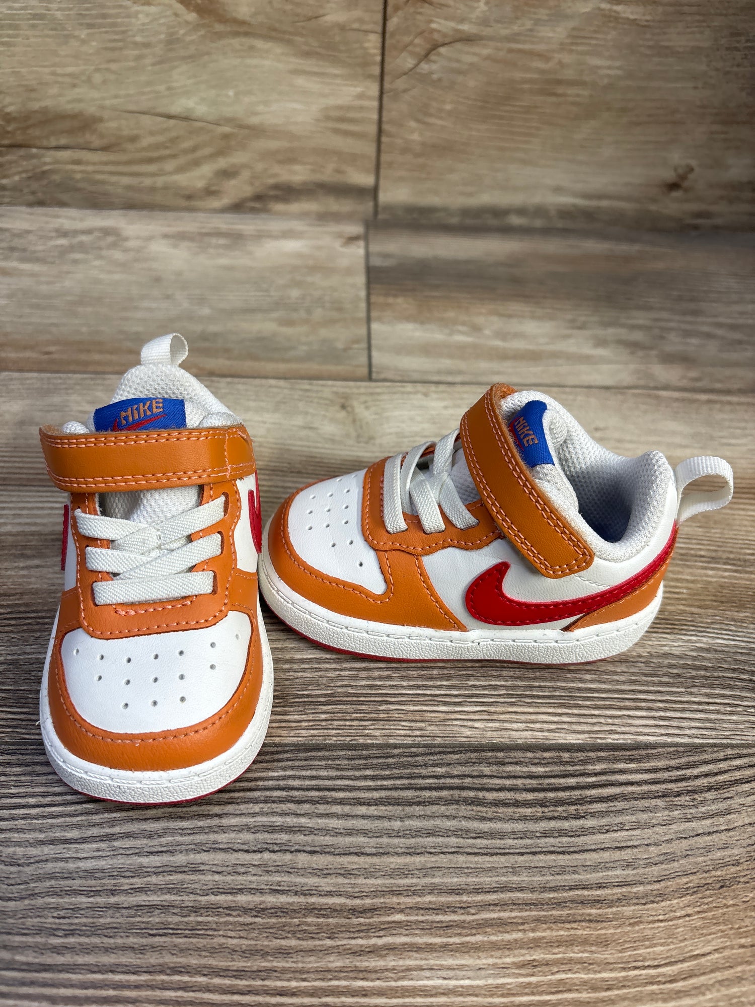 Nike Court Borough Low 2 TD 'Sail Hot Curry' Sneakers sz 4c