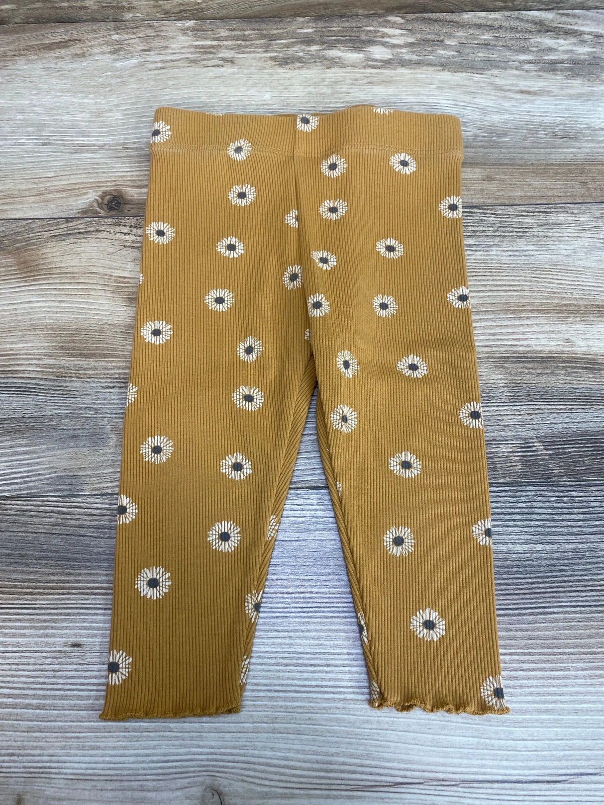 Little Co. Floral Ribbed Leggings sz 12m