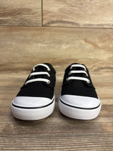 Wonder Nation Elastic Sneakers Black sz 10c