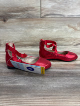 NEW Cat & Jack Trinity Ankle Strap Flats Red sz 6c