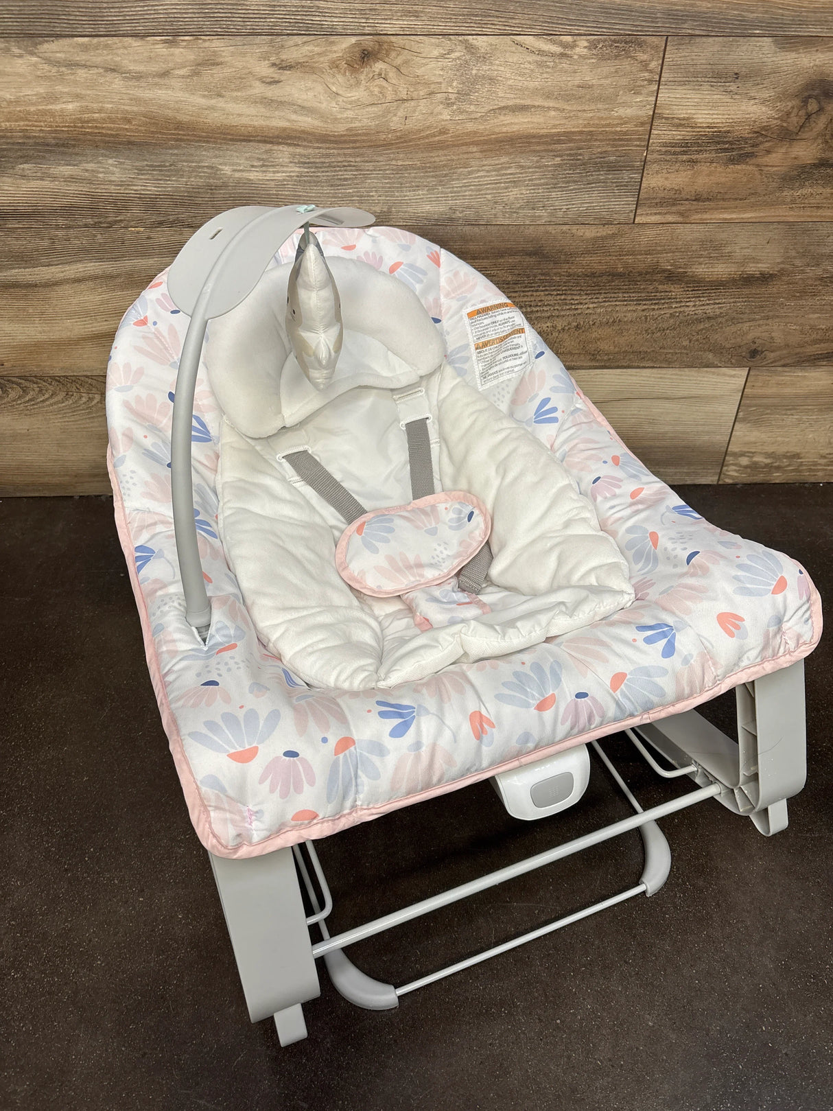 Ingenuity Keep Cozy 3-in-1 Grow with Me Baby Bouncer, Rocker & Toddler Seat Pink Burst - Me n Mommy To Be