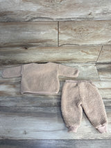 Disney Baby 2pc Sherpa Winnie The Pooh Sweatshirt Set Brown sz 3/6m