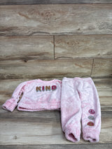 Colette Lilly 2pc Plush Sweatshirt & Pants Set Pink sz 3T