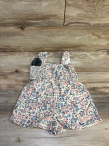 NEW Modern Moments Floral Ruffle Tank Romper Ivory sz 4T