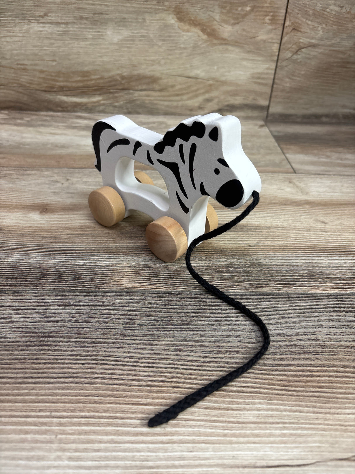 Hape Wooden Push & Pull Zebra